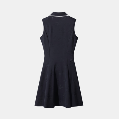 WAAC Women's Sleeveless Collar Dress - Navy - Erthe Golf