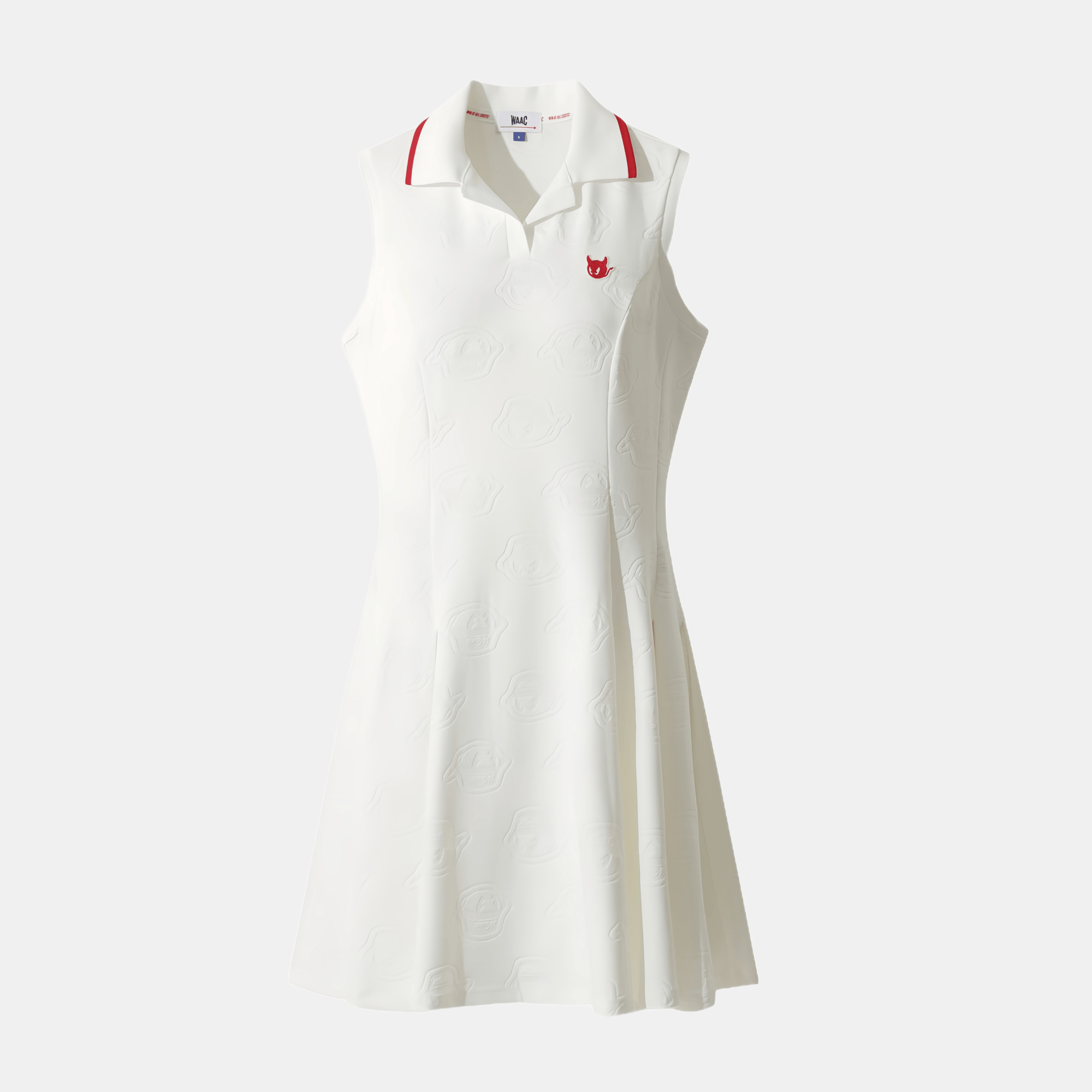 WAAC Women's Sleeveless Dress - White - Erthe Golf