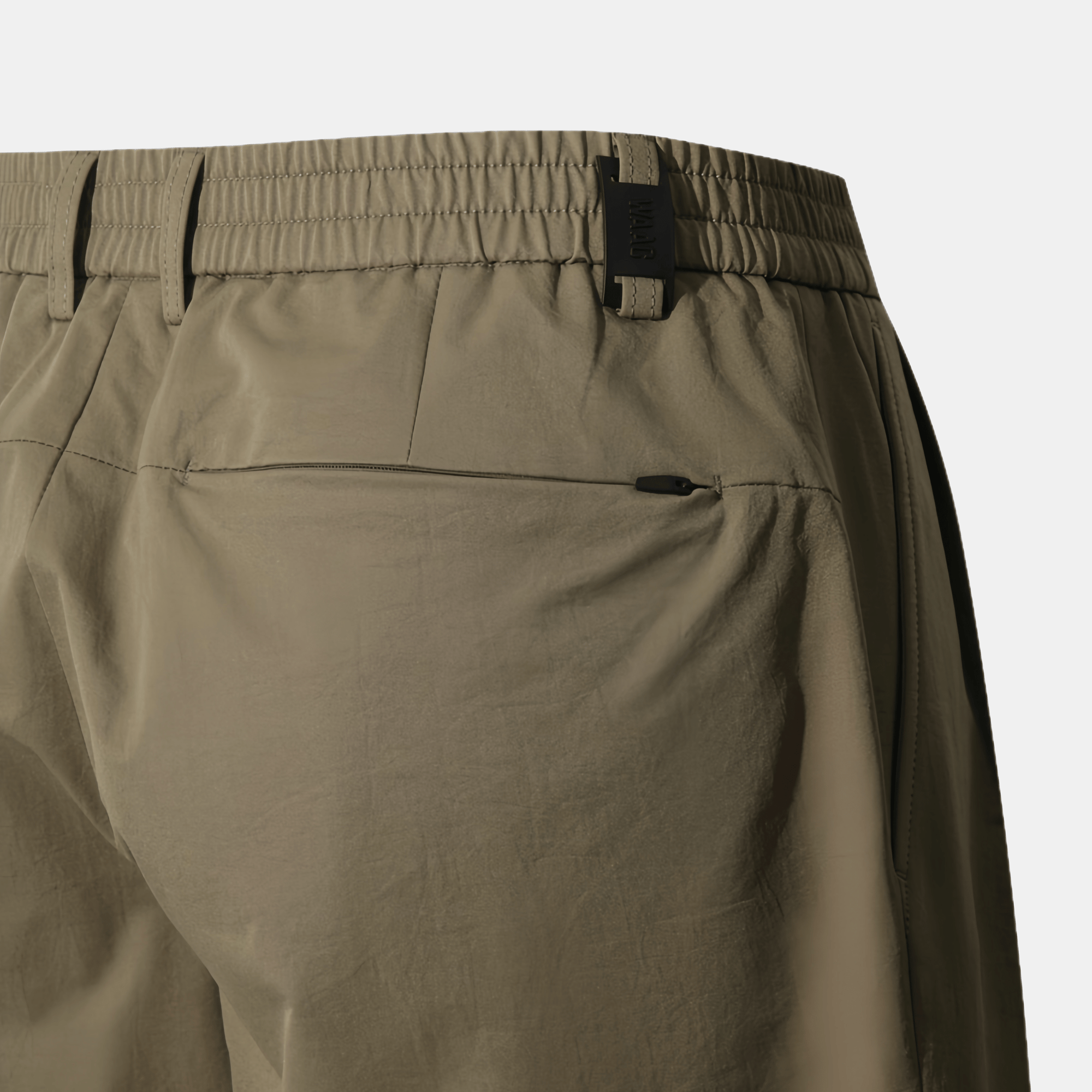 WAAC Men&#39;s Woven Shorts - Khaki - Erthe Golf