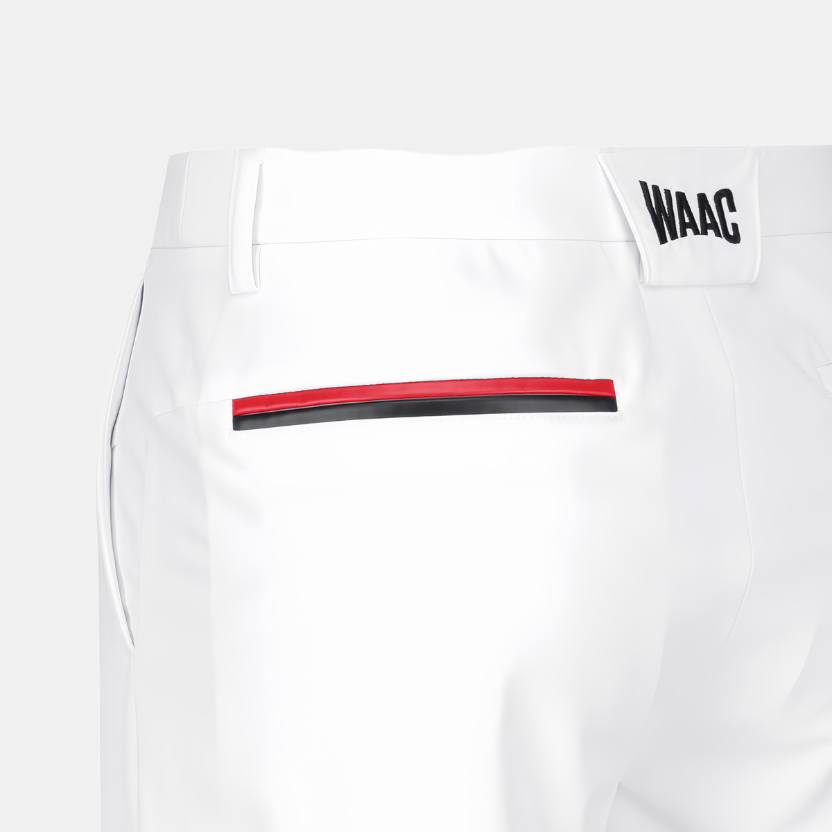WAAC Men's Color Tape Shorts - White - Erthe Golf
