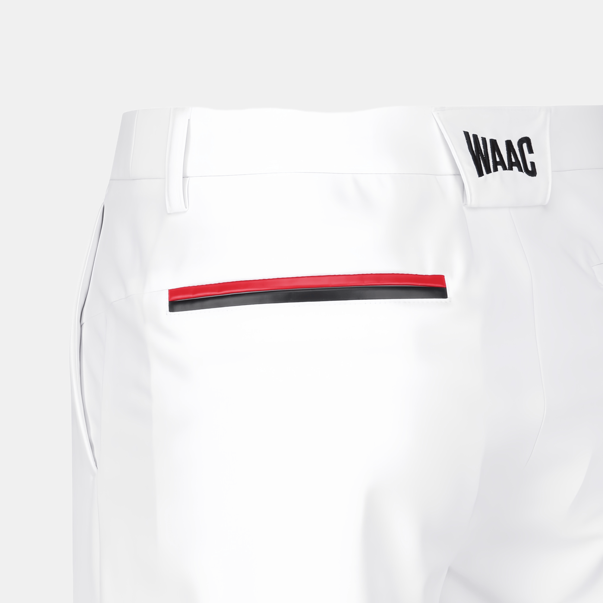 WAAC Men&#39;s Color Tape Shorts - White - Erthe Golf