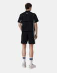 [WAAC x Jones] Men's Stripe Shorts - Black - Erthe Golf