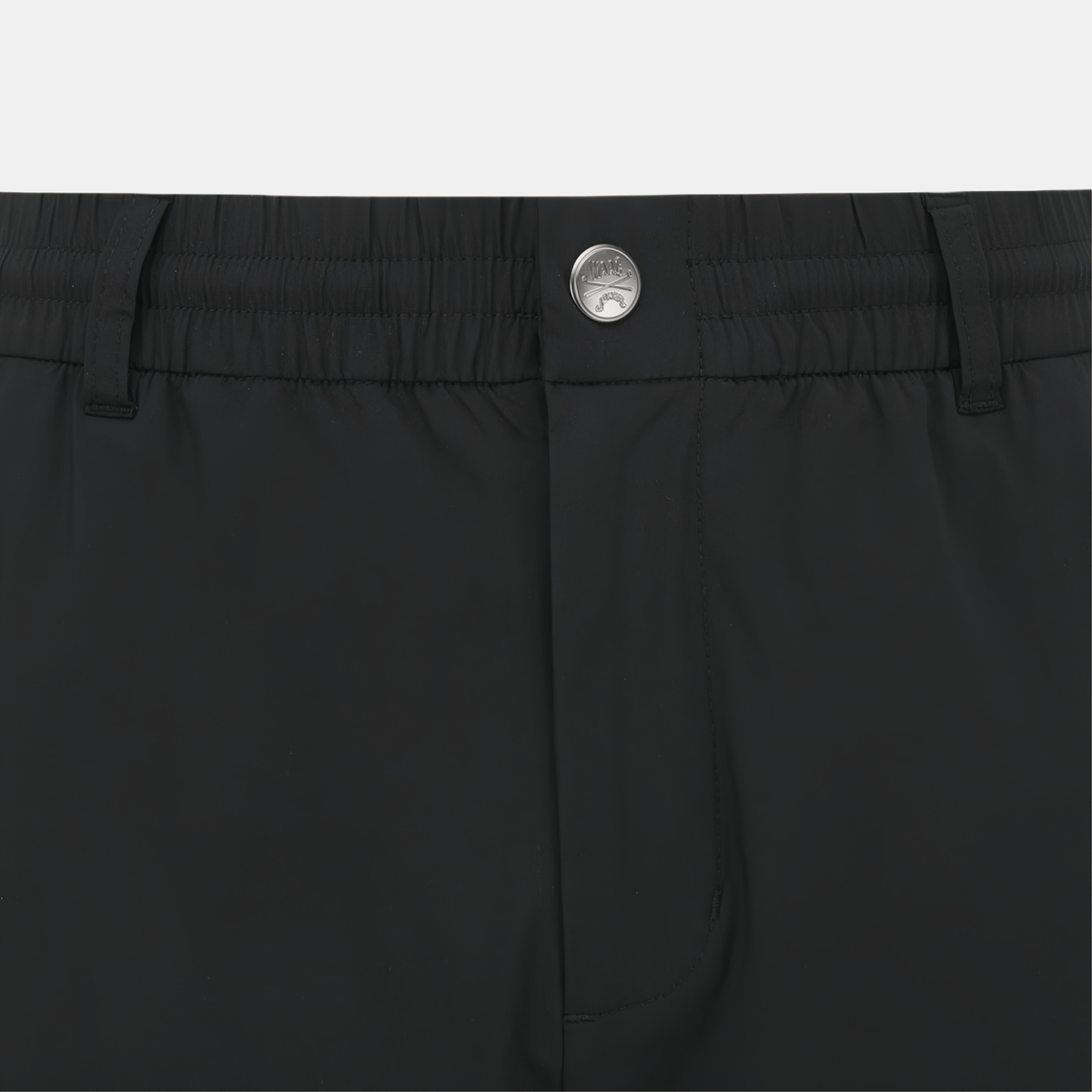 [WAAC x Jones] Men's Stripe Shorts - Black - Erthe Golf