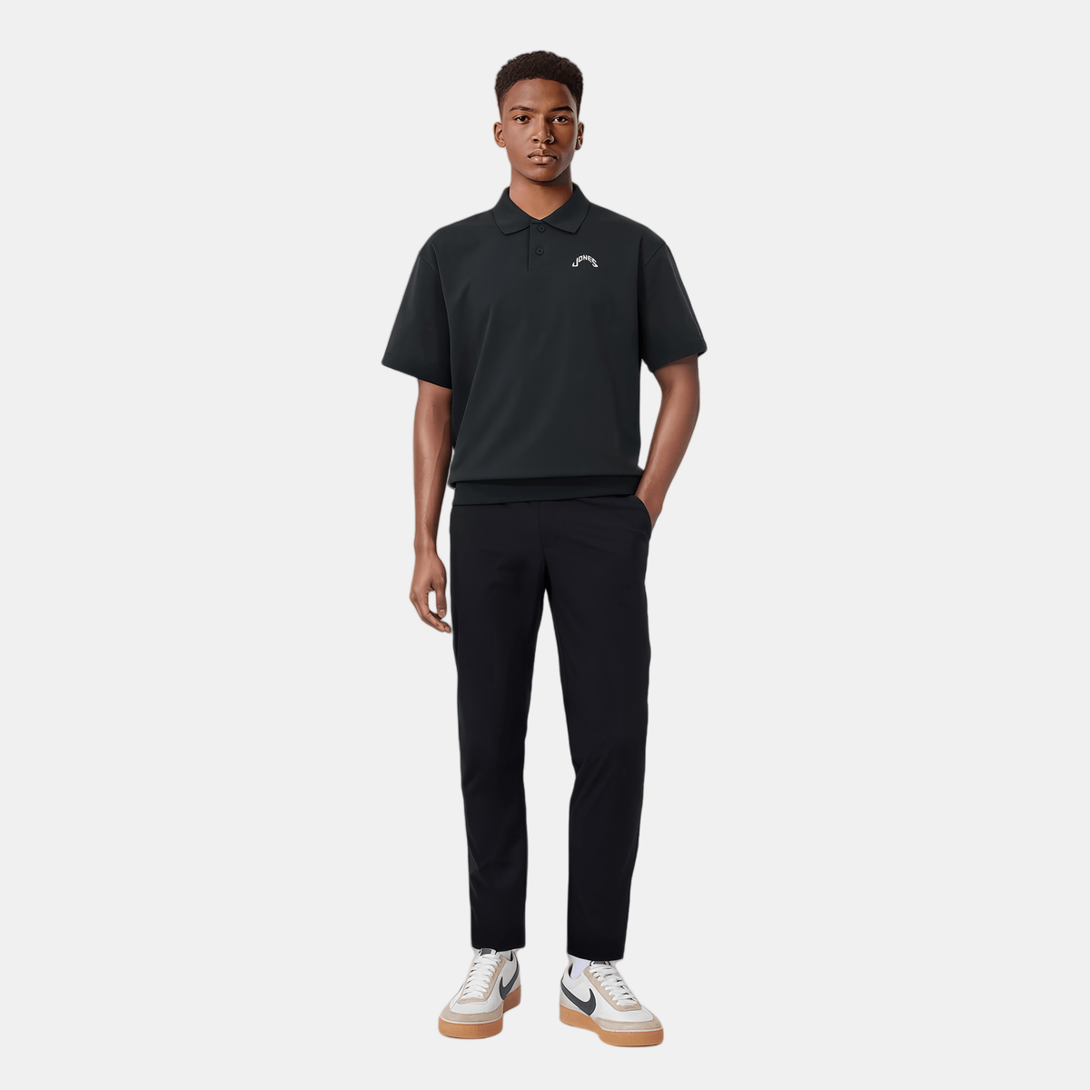 WAAC Men's Tapered Fit Pants - Black - Erthe Golf