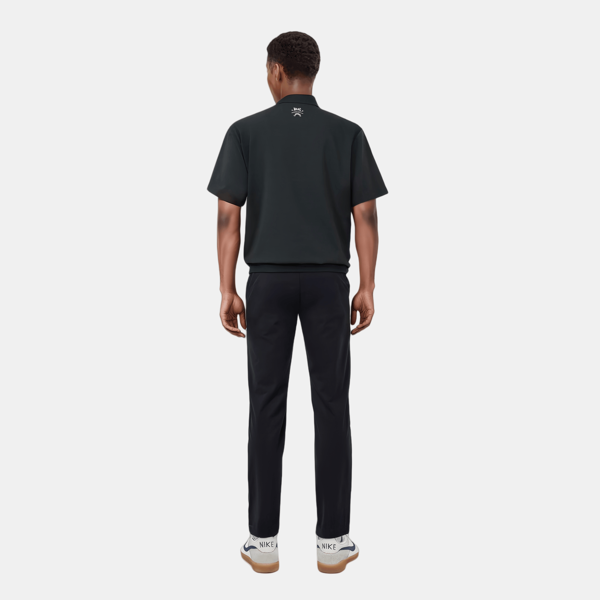 WAAC Men's Tapered Fit Pants - Black - Erthe Golf