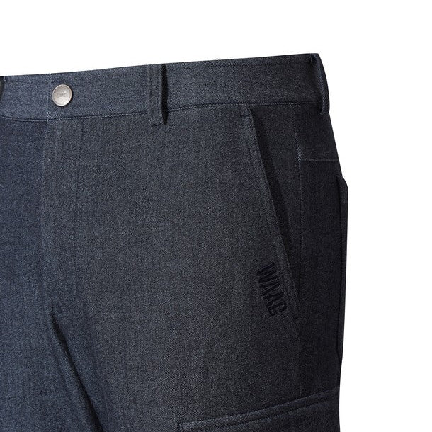 WAAC Men&#39;s Denim - like Pants - Black - Erthe Golf