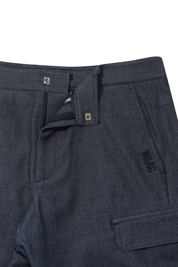 WAAC Men&#39;s Denim - like Pants - Black - Erthe Golf