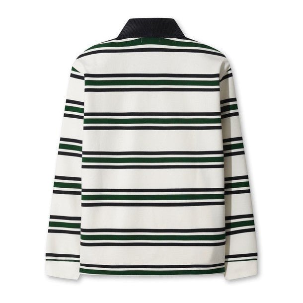 WAAC Men's Stripe Polo - Green - Erthe Golf