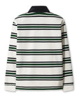 WAAC Men's Stripe Polo - Green - Erthe Golf