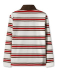 WAAC Men's Stripe Polo - Red - Erthe Golf