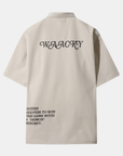 [WAAC x KAJIMURA] Men's Collar T-shirt - Beige - Erthe Golf