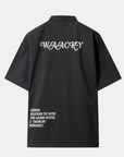 [WAAC x KAJIMURA] Men's Collar T-shirt - Black - Erthe Golf