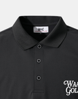 [WAAC x KAJIMURA] Men's Collar T-shirt - Black - Erthe Golf