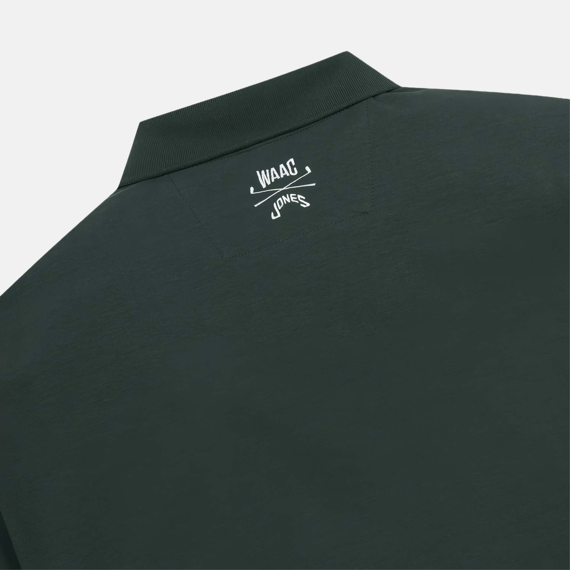 WAAC Men&#39;s Collar Sweatshirt - Dark Green - Erthe Golf