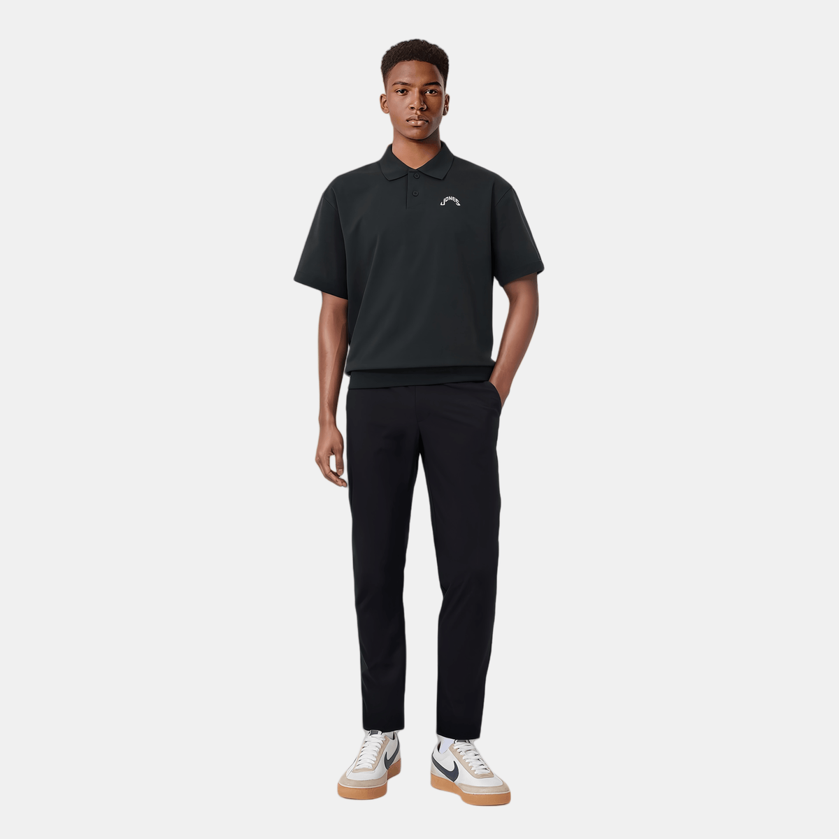 WAAC Men's Collar Sweatshirt - Dark Green - Erthe Golf