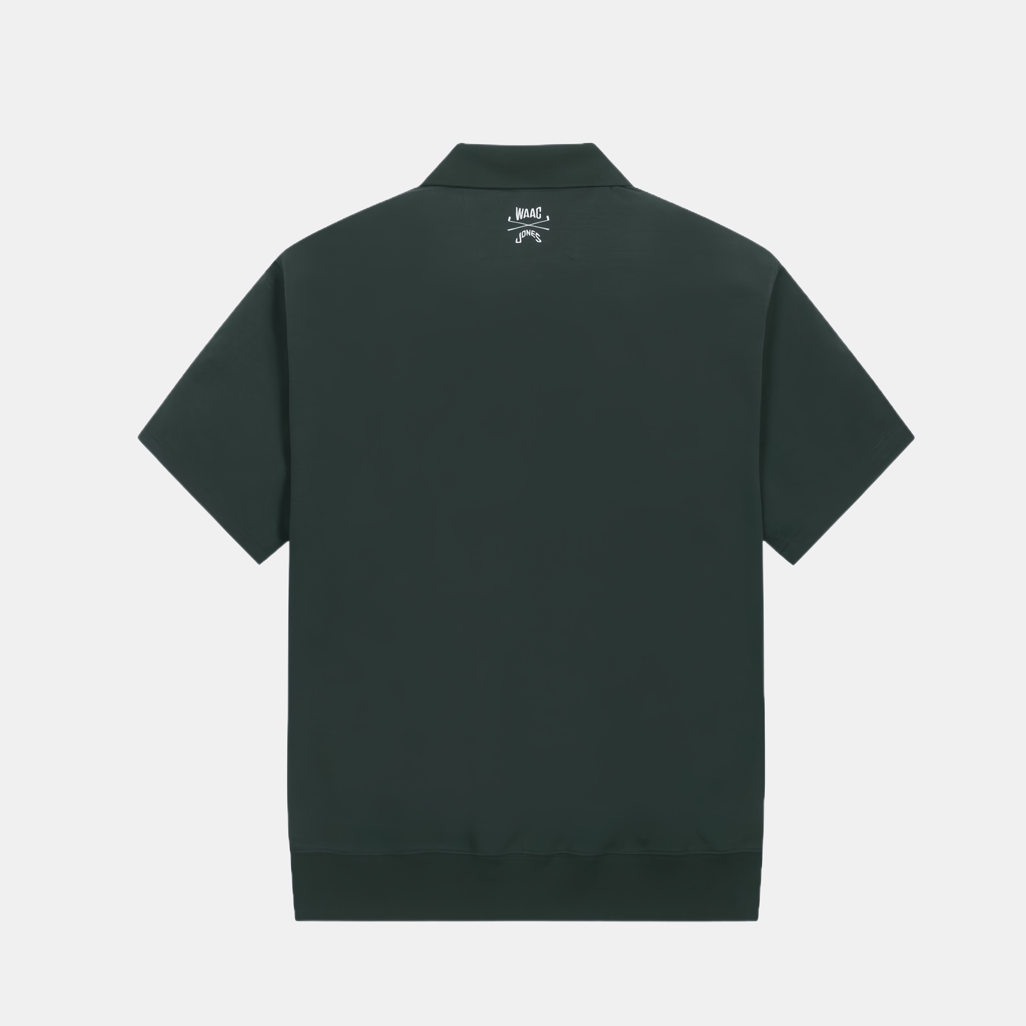 WAAC Men&#39;s Collar Sweatshirt - Dark Green - Erthe Golf