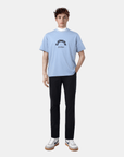 [WAAC x Jones] Men's Crewneck T-shirts - Sky Blue - Erthe Golf