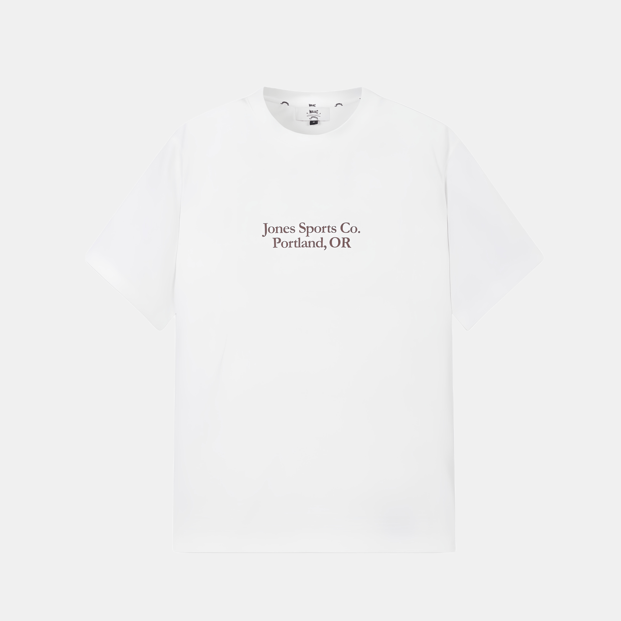 [WAAC x Jones] Unisex Typography T-shirts - White - Erthe Golf
