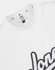 [WAAC x Jones] Unisex Crewneck T-shirts - White - Erthe Golf