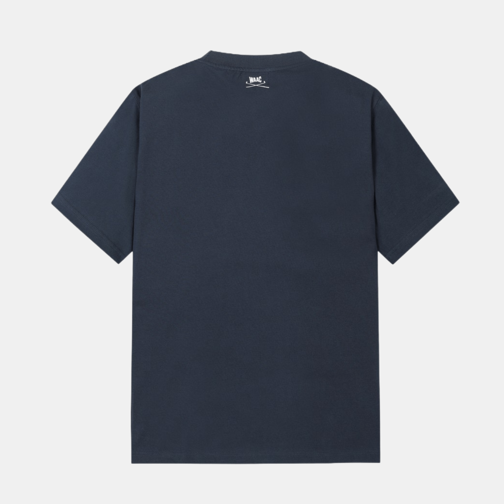 [WAAC x Jones] Unisex Crewneck T-shirts - Navy - Erthe Golf