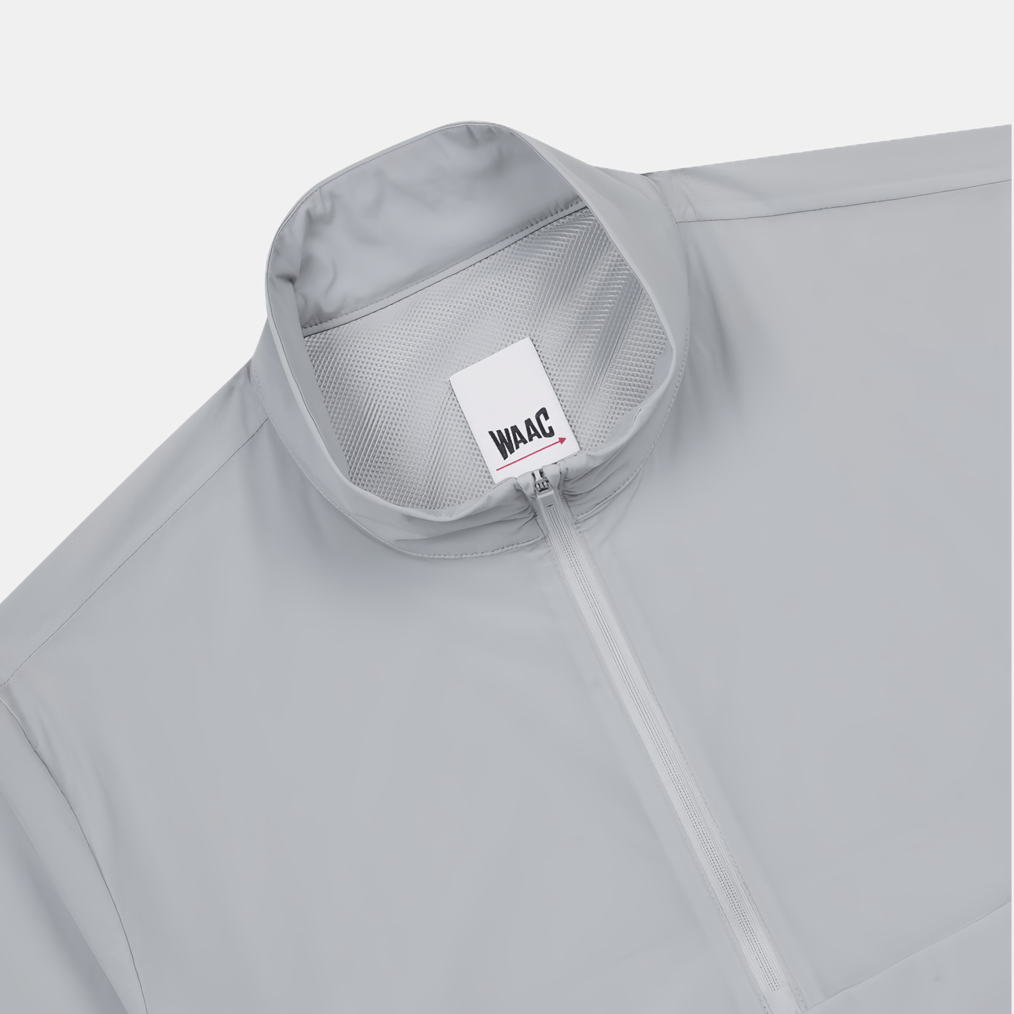 WAAC Men's Zip Pullover - Light Grey - Erthe Golf