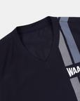 WAAC Men's Vertical Stripe Vest - Black - Erthe Golf