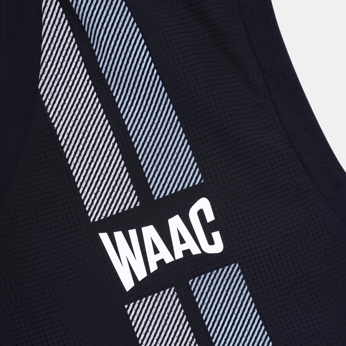 WAAC Men's Vertical Stripe Vest - Black - Erthe Golf
