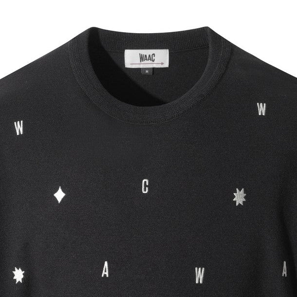 WAAC Men's Letter Sweater - Black - Erthe Golf