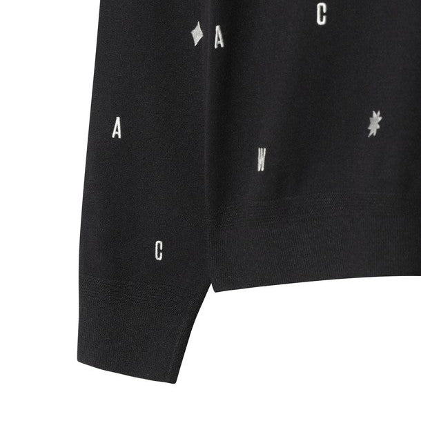 WAAC Men&#39;s Letter Sweater - Black - Erthe Golf