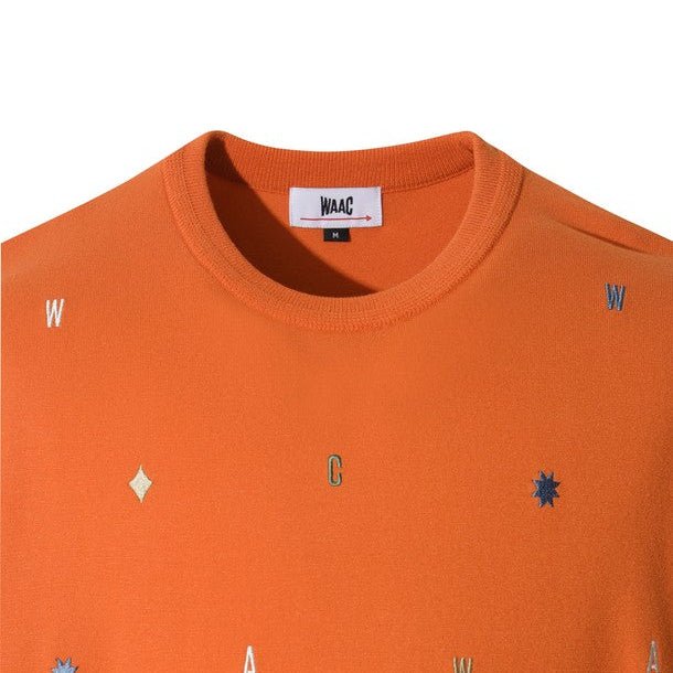 WAAC Men's Letter Sweater - Orange - Erthe Golf