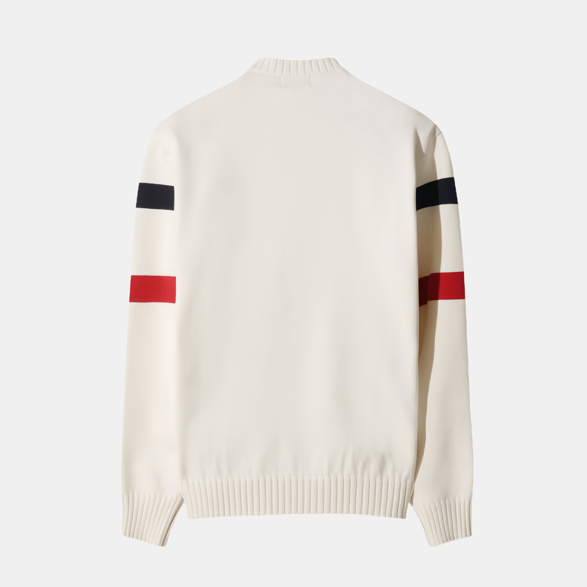 WAAC Men's Crew Neck Sweater - White - Erthe Golf