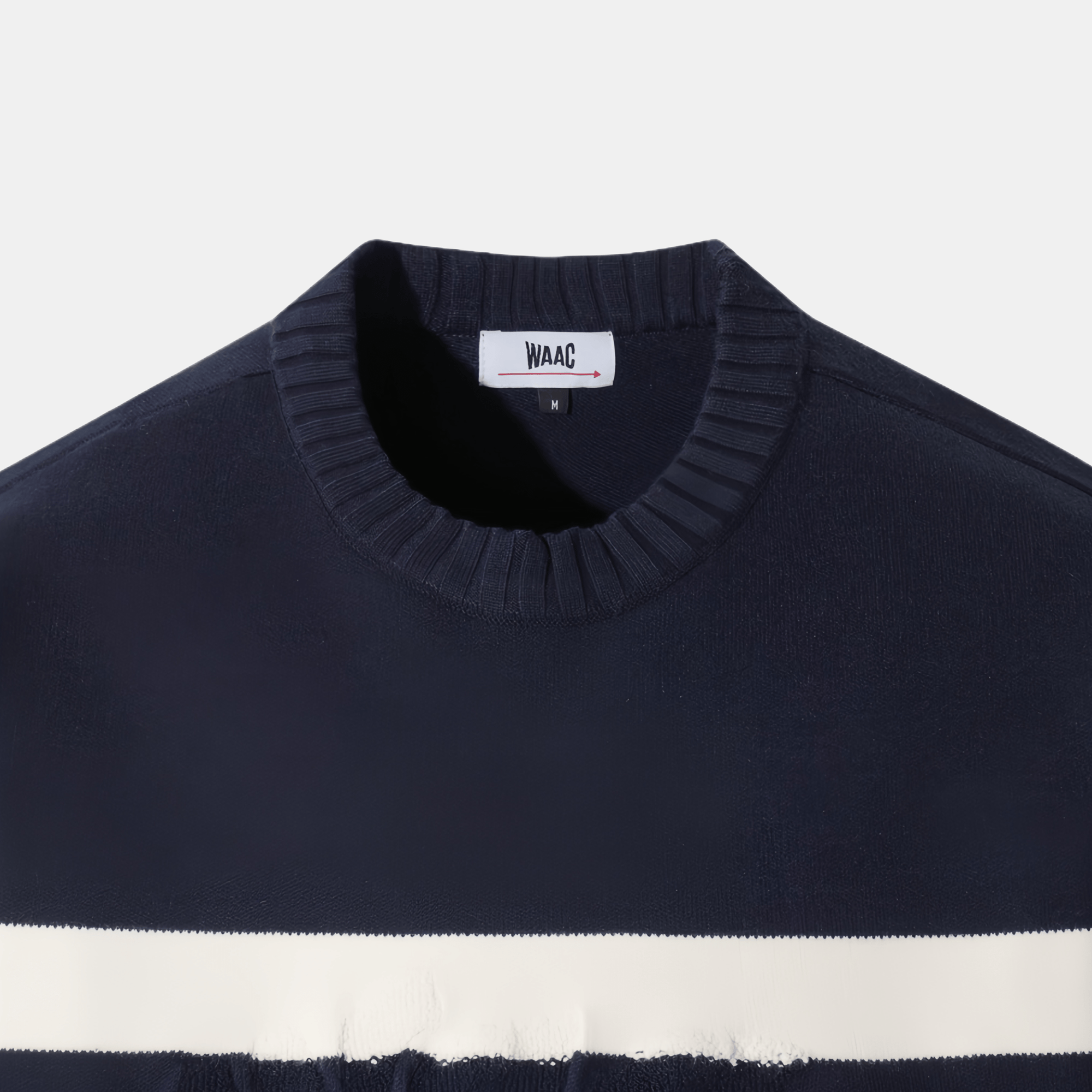 WAAC Men&#39;s Crew Neck Sweater - Dark Navy - Erthe Golf