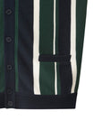 WAAC Men's Stripe Cardigan - Green - Erthe Golf