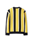 WAAC Men's Stripe Cardigan - Yellow - Erthe Golf