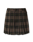 WAAC Women's Plaid Skirt - Brown - Erthe Golf