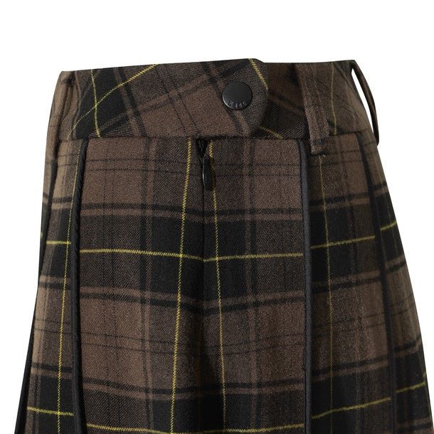 WAAC Women's Plaid Skirt - Brown - Erthe Golf