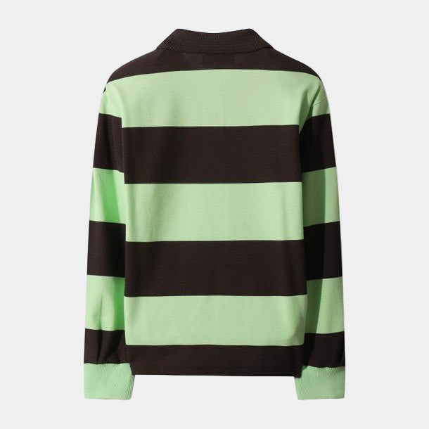 WAAC Women's Stripe Top - Green - Erthe Golf