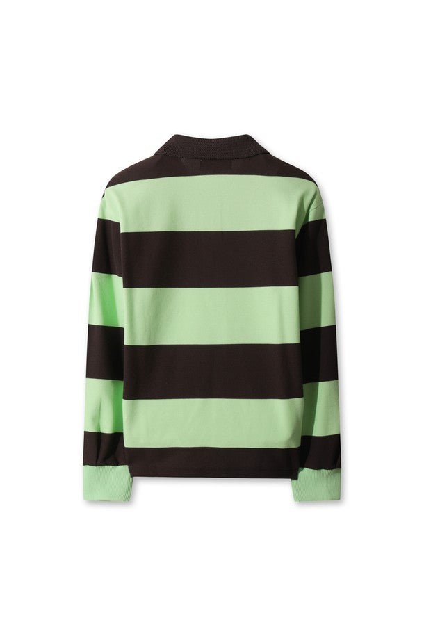 WAAC Women's Stripe Top - Green - Erthe Golf