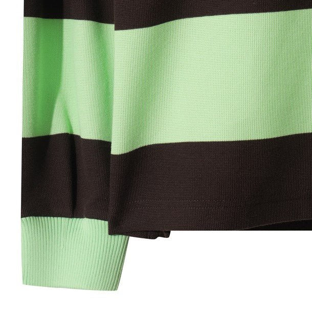 WAAC Women's Stripe Top - Green - Erthe Golf