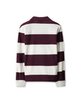 WAAC Women's Stripe Top - Wine - Erthe Golf