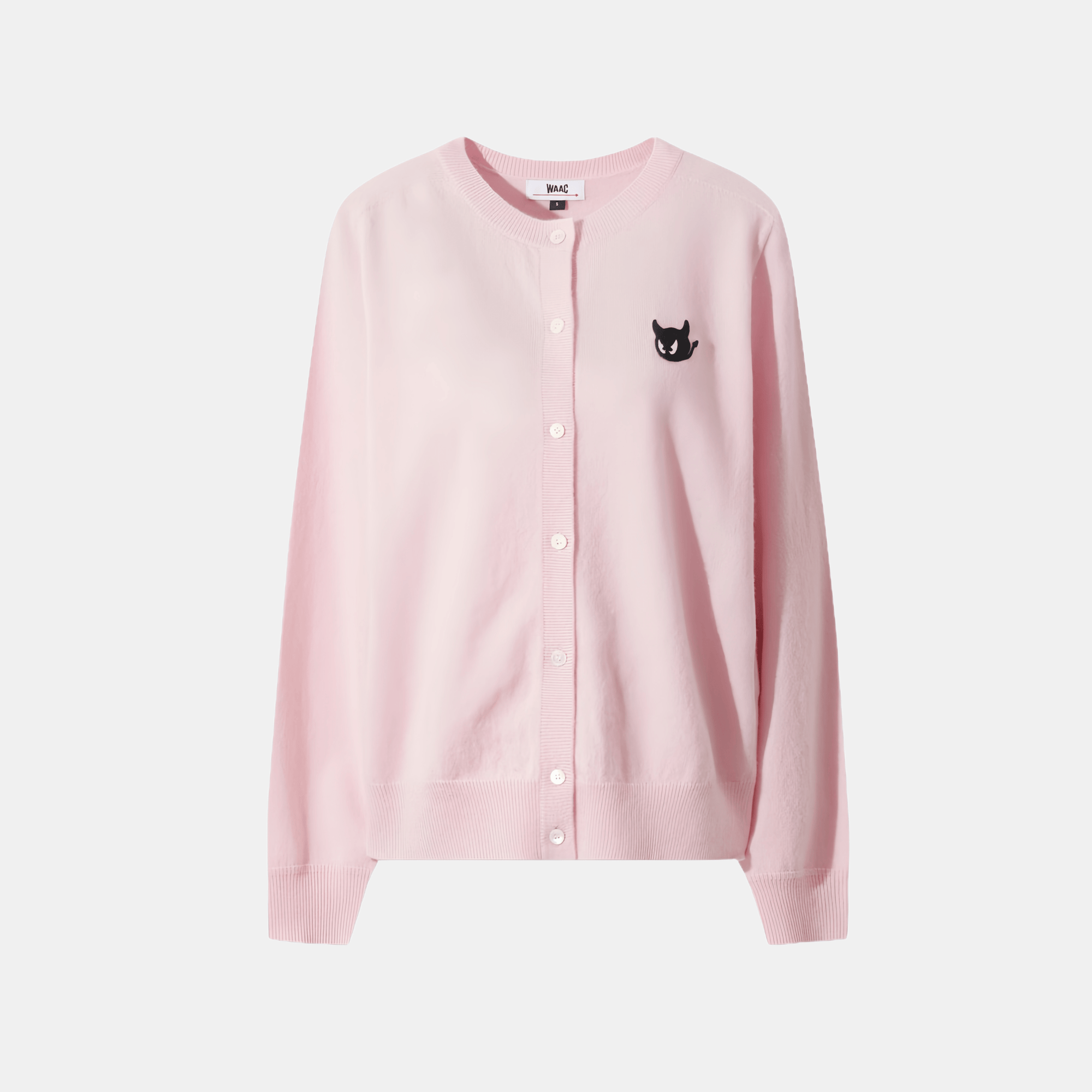 WAAC Women's Cashmere Cardigan - Pink - Erthe Golf
