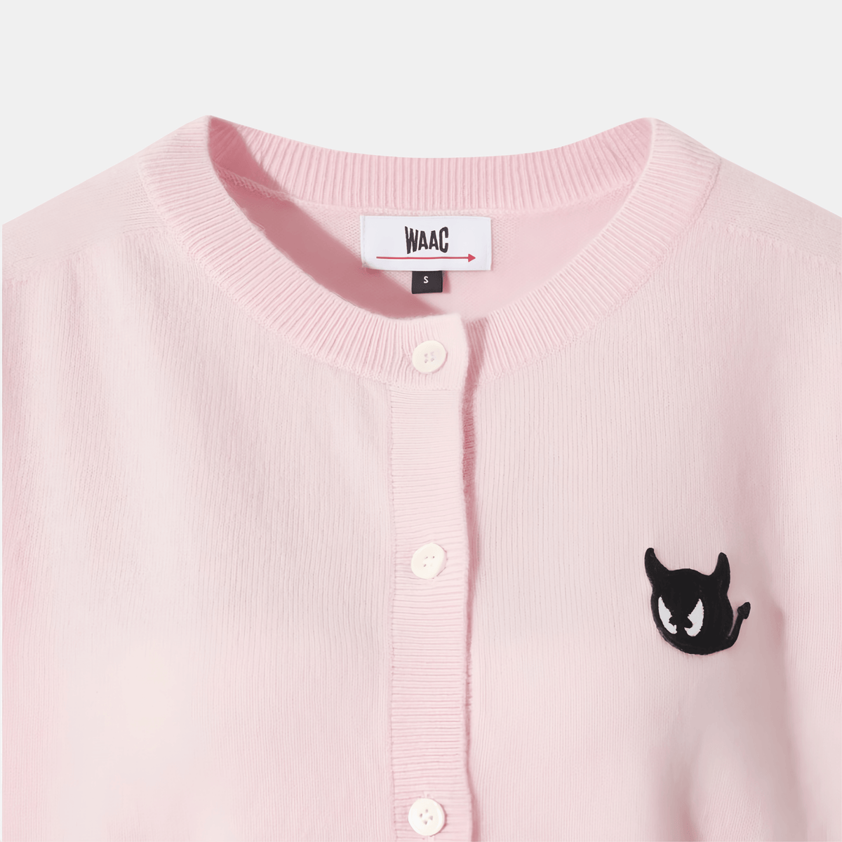 WAAC Women's Cashmere Cardigan - Pink - Erthe Golf