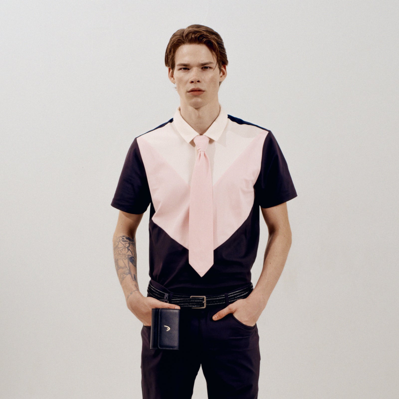 Unisex Necktie - Pink - Erthe Golf