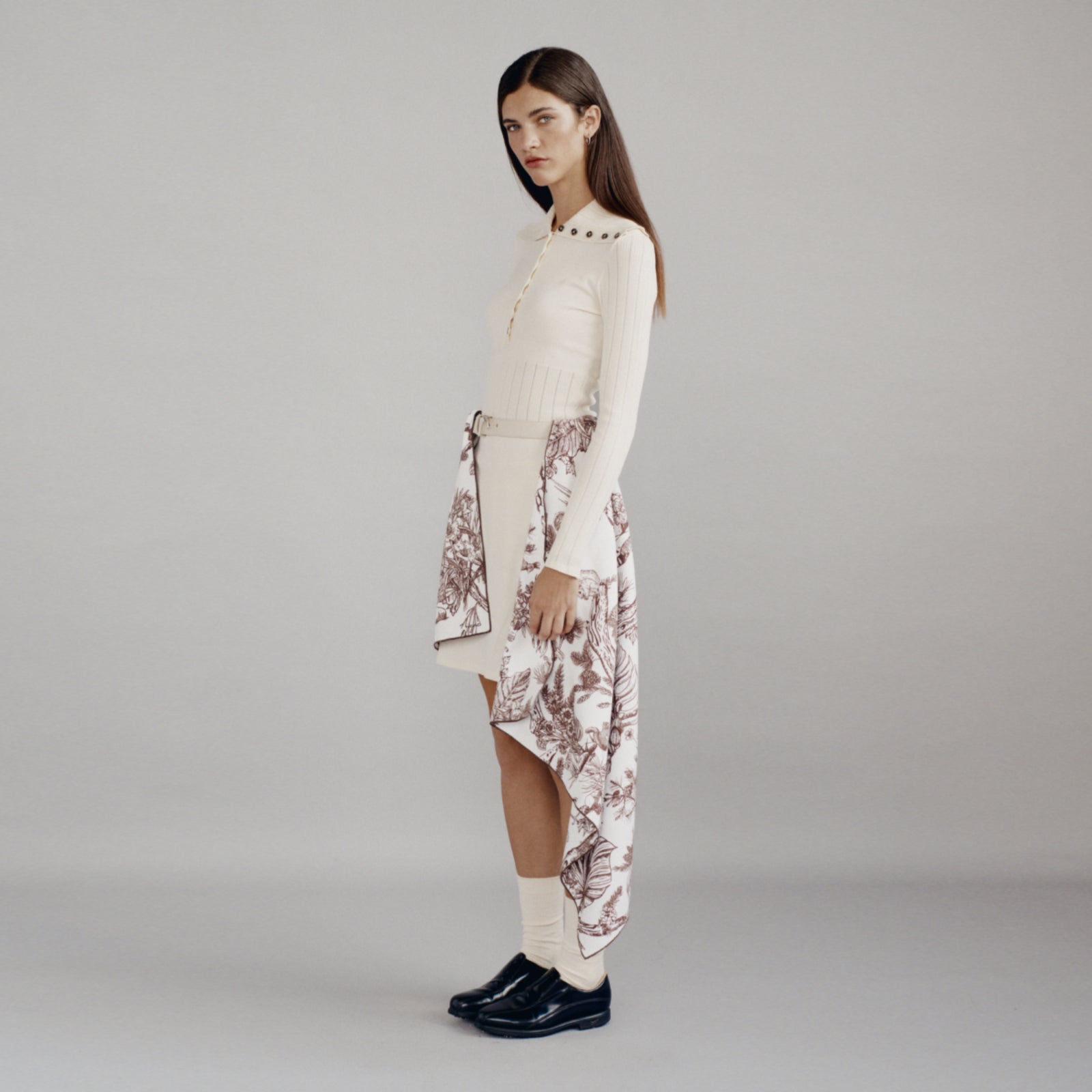 Women's Pointelle Knit Dress - White - Erthe Golf