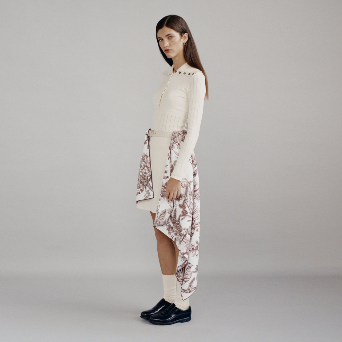 Women's Pointelle Knit Dress - White - Erthe Golf