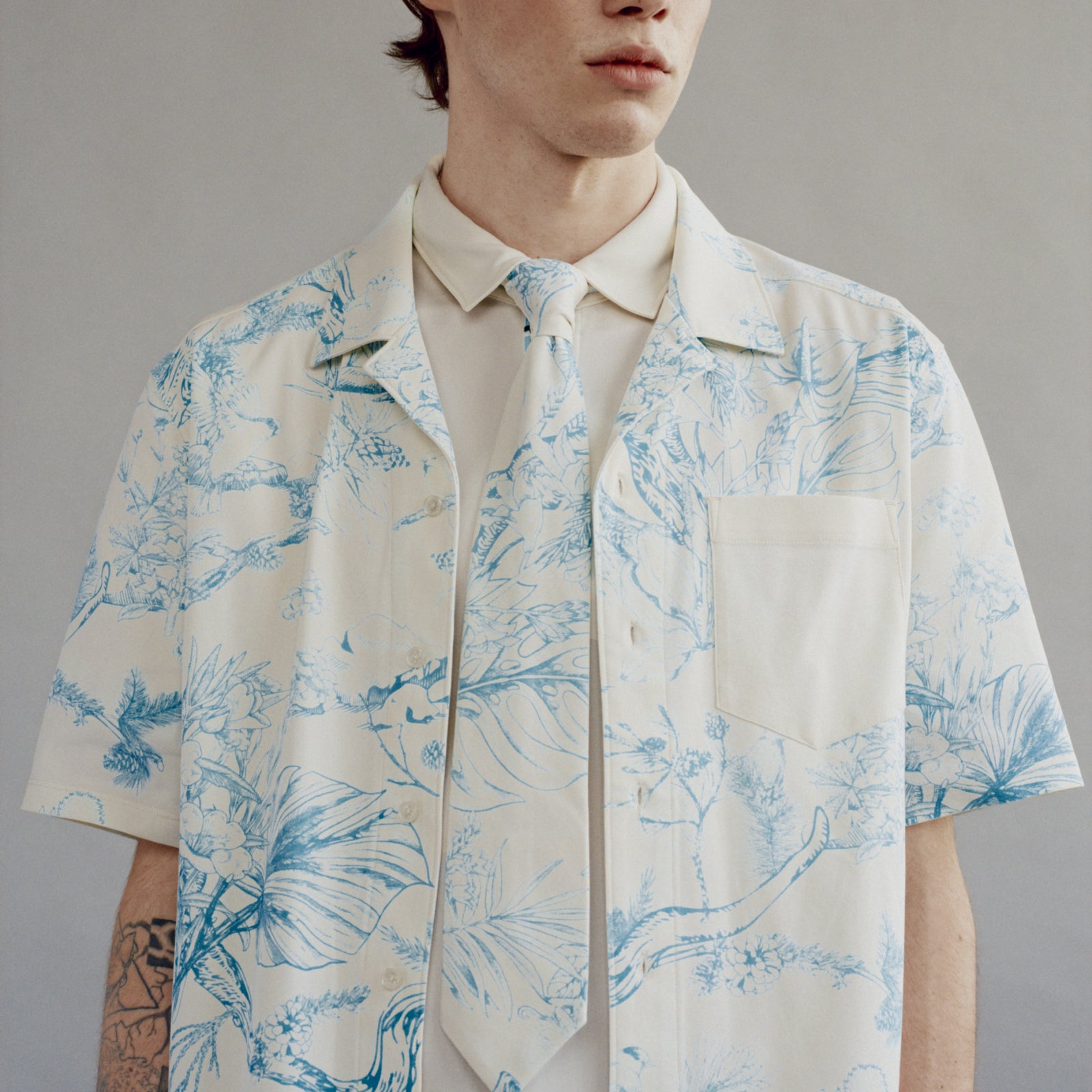 Necktie - White - Erthe Golf