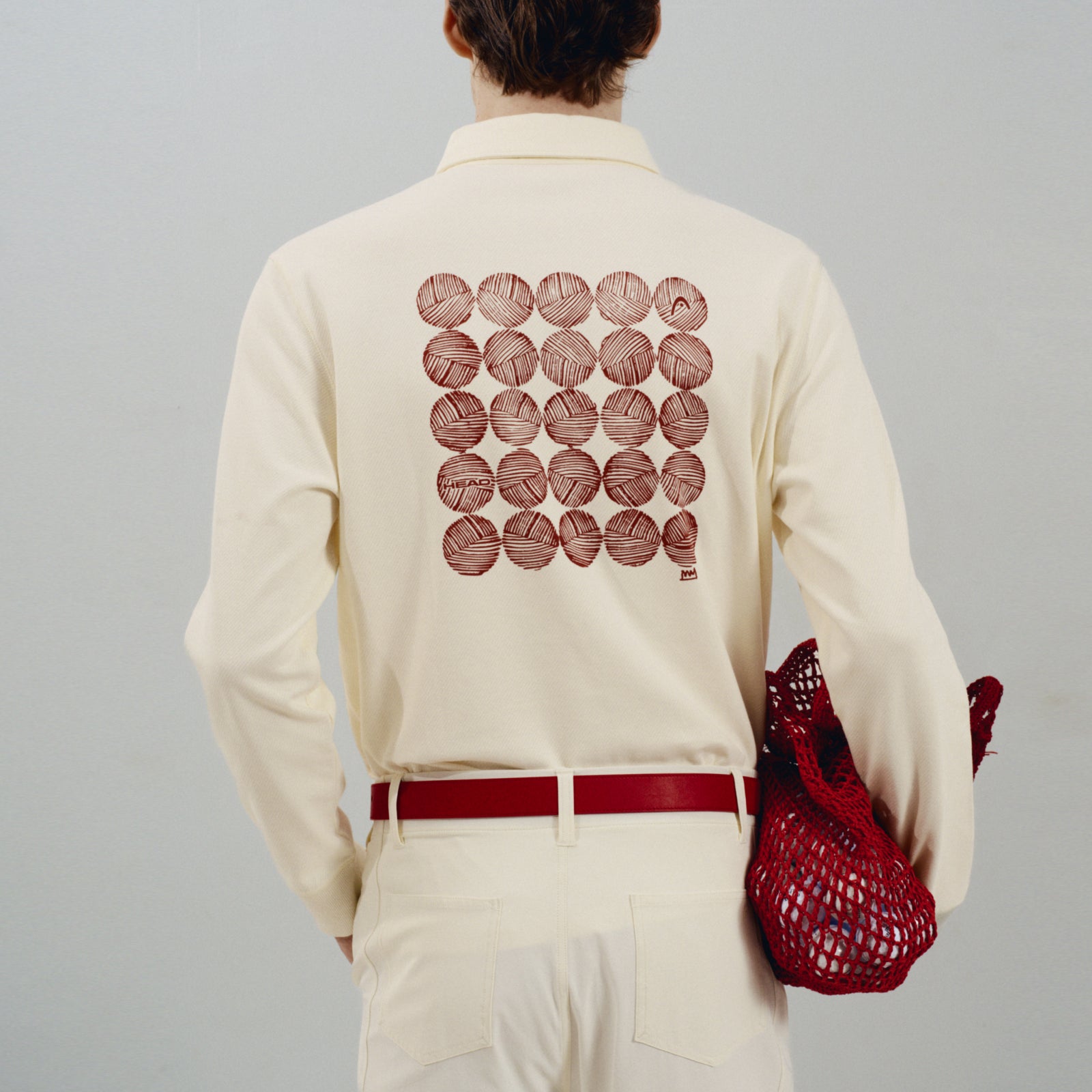 Men's Thermal Henley - Cream - Erthe Golf