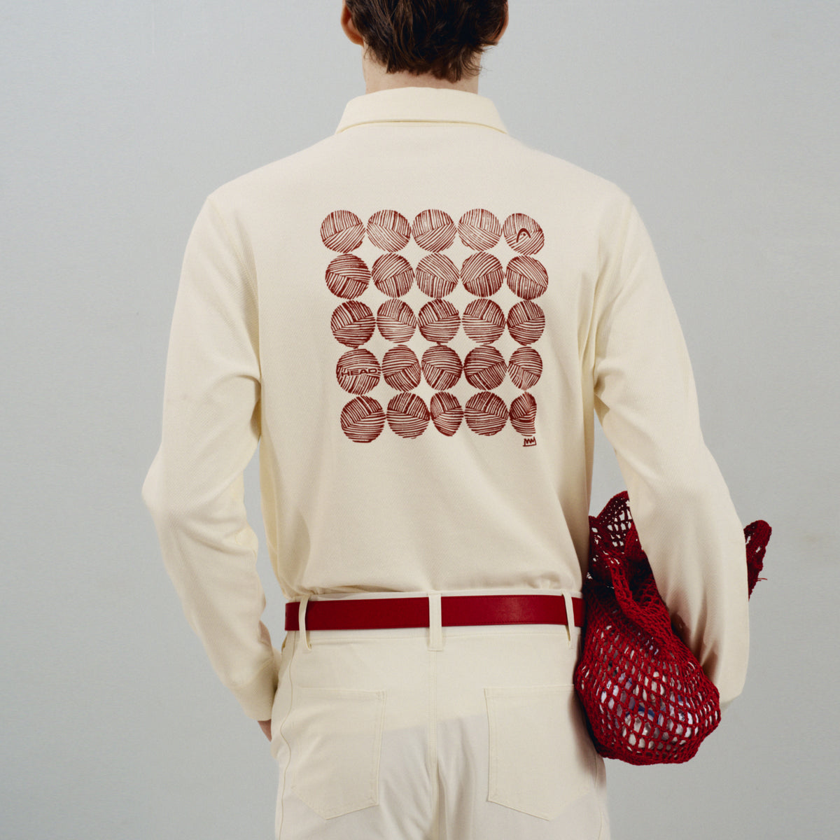 Men's Thermal Henley - Cream - Erthe Golf