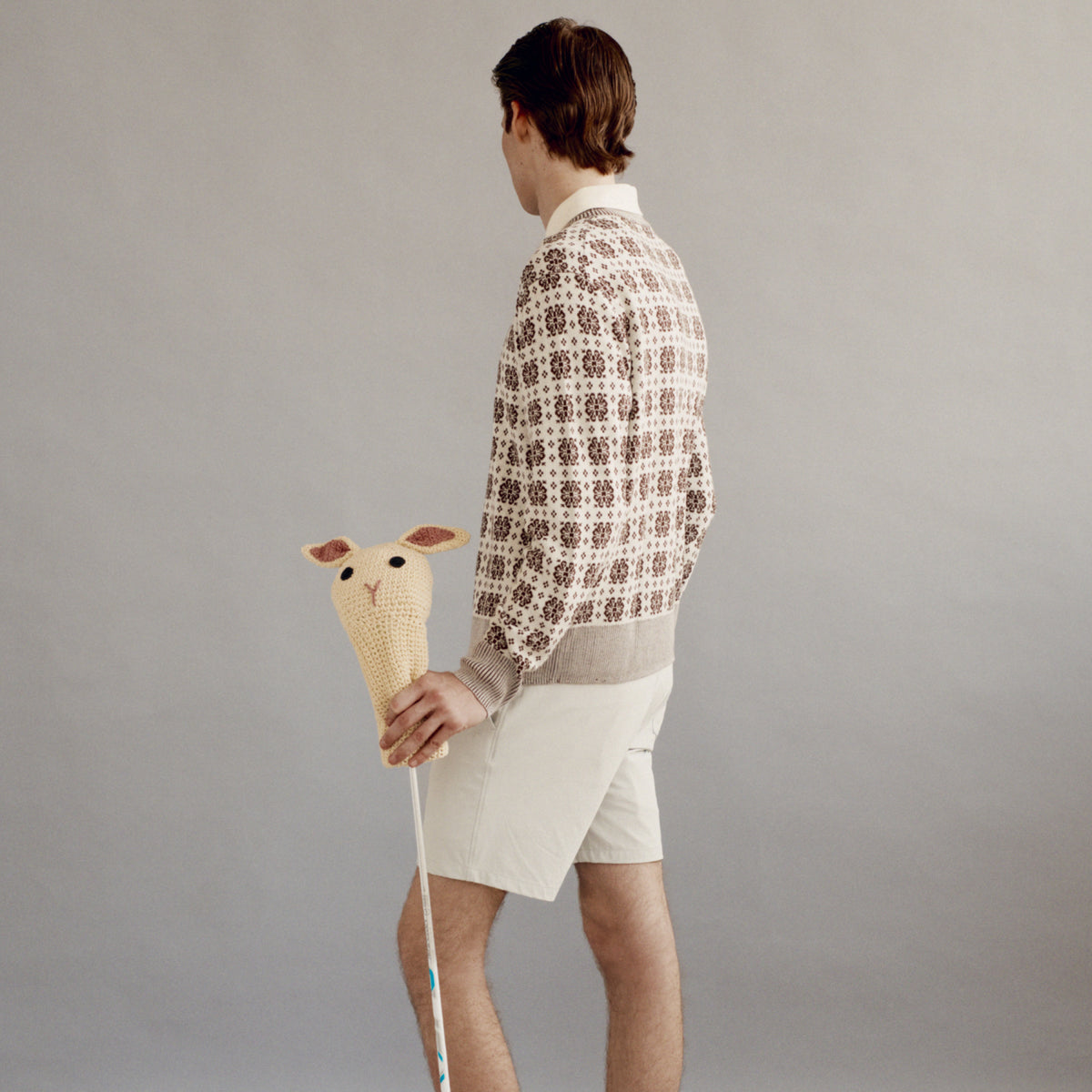 Rabbit Crochet Club Cover - Beige - Erthe Golf