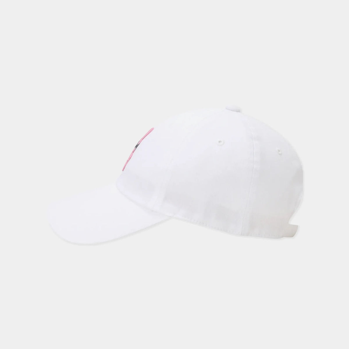 Women's Bunny Embroidered Cap - White - Erthe Golf